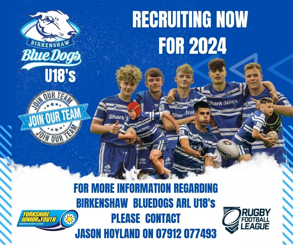 The U16's season may be over, but the building work begins for our U18’s for the 2023/24 season. If you're looking for a team to continue within the game with plenty of opportunity for progression towards Academy and Open-Age rugby league, please get in touch. @YorkshireJunior