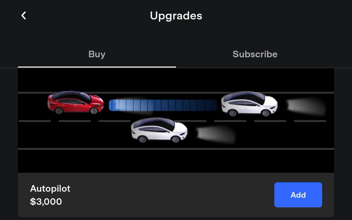 Talshiar's tweet photo. @reply @Tesla Love you guys but you need to correct your post to "new" otherwise it is untrue (unless you plan to give all Tesla Owners autopilot) https://t.co/gNVqm6fatC