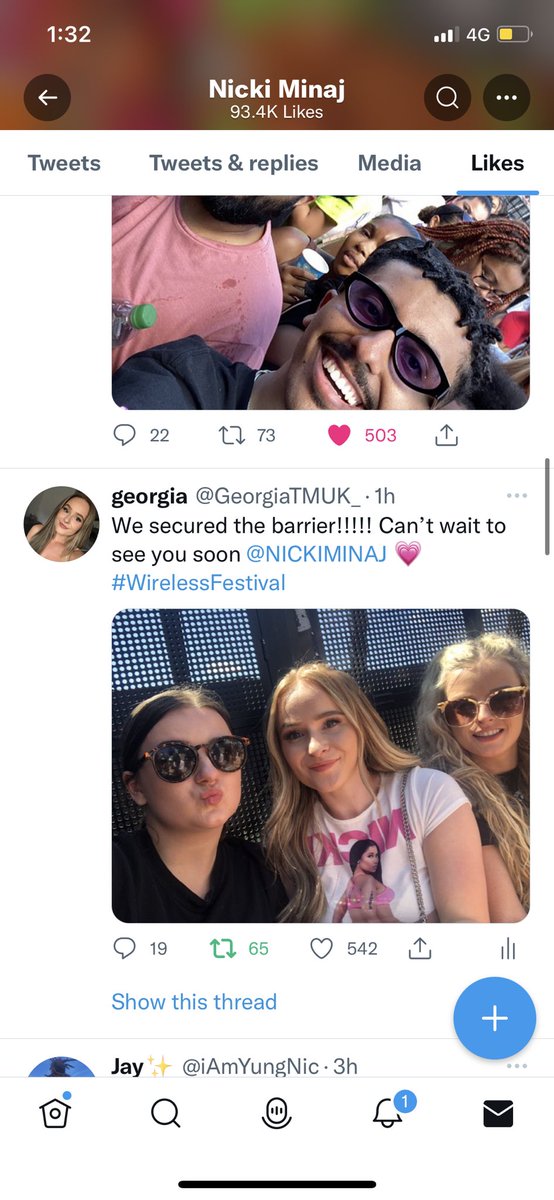 GeorgiaTMUK__'s tweet image. #LastTimeISawYou @NICKIMINAJ WIRELESS, LDN