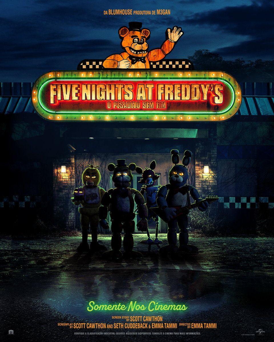 Five Nights at Freddy's AXP - Cineport 10 - Las Cruces - 10-27-2023 - Allen  Theatres, Inc.