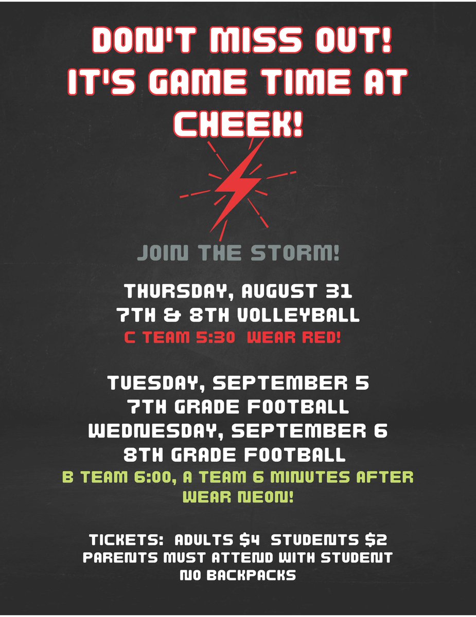 Cheek Middle School tweet media