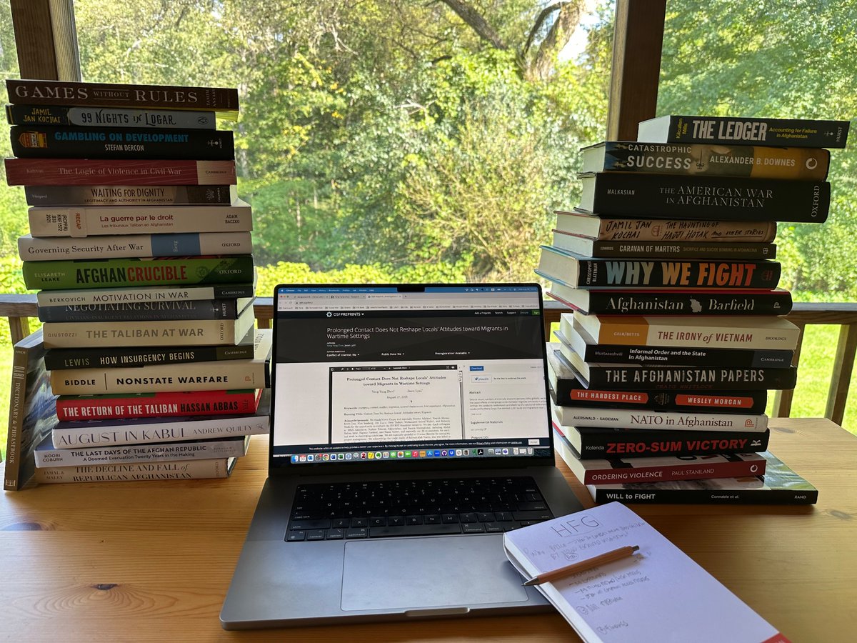 Looking forward to reading the Afghan War Commission’s report. In the meantime, working hard to write my own book on the lessons of the Afghan War with @PrincetonUPress (I’m a one man red team) thehill.com/opinion/nation…