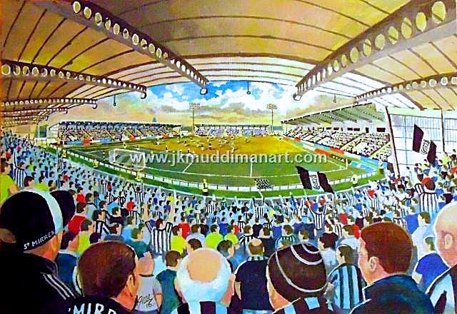 hi <a href="/mirrenmemories/">Mirrenmemories</a> <a href="/SMFCblack_white/">Black White Magazine</a> <a href="/Craig66Devlin/">Craig Devlin</a> painting ive done of #smfc #stmirren park #buddies   ,prints still available just £15 a3 size @ jkmartwork.com RT's appreciated