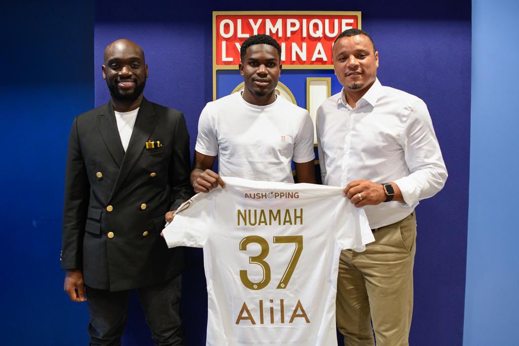 Official, confirmed. Ernest Nuamah has joined OL — deal completed. 🔴🔵🇬🇭