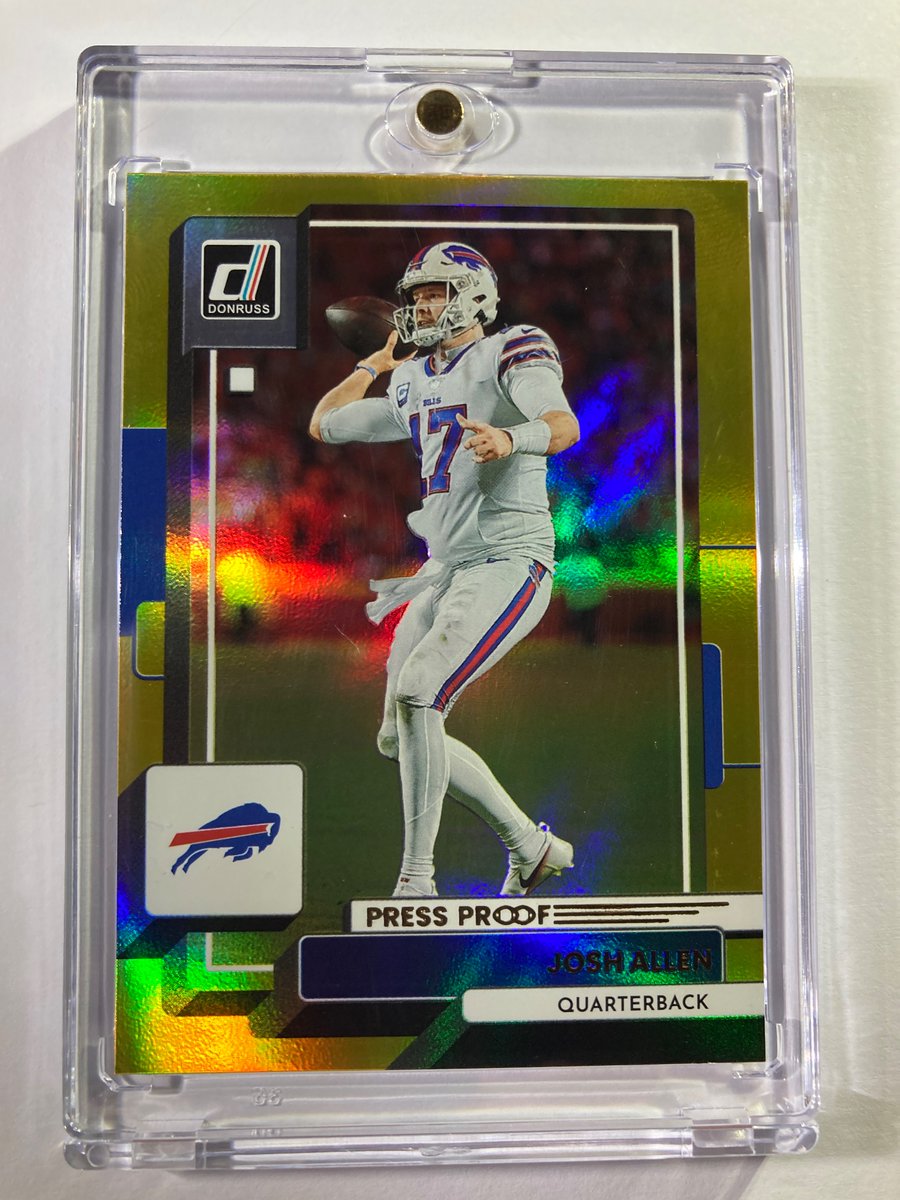 1218Sports's tweet photo. 🎁Appreciation Day Giveaway🎁

Winner Announced Tuesday

#BillsMafia

🔥Josh Allen Gold Press Proof Holo

To enter
1. Follow
2. Retweet
3. Like

#NFL #Buffalo #Bills https://t.co/0duqqOAcYC