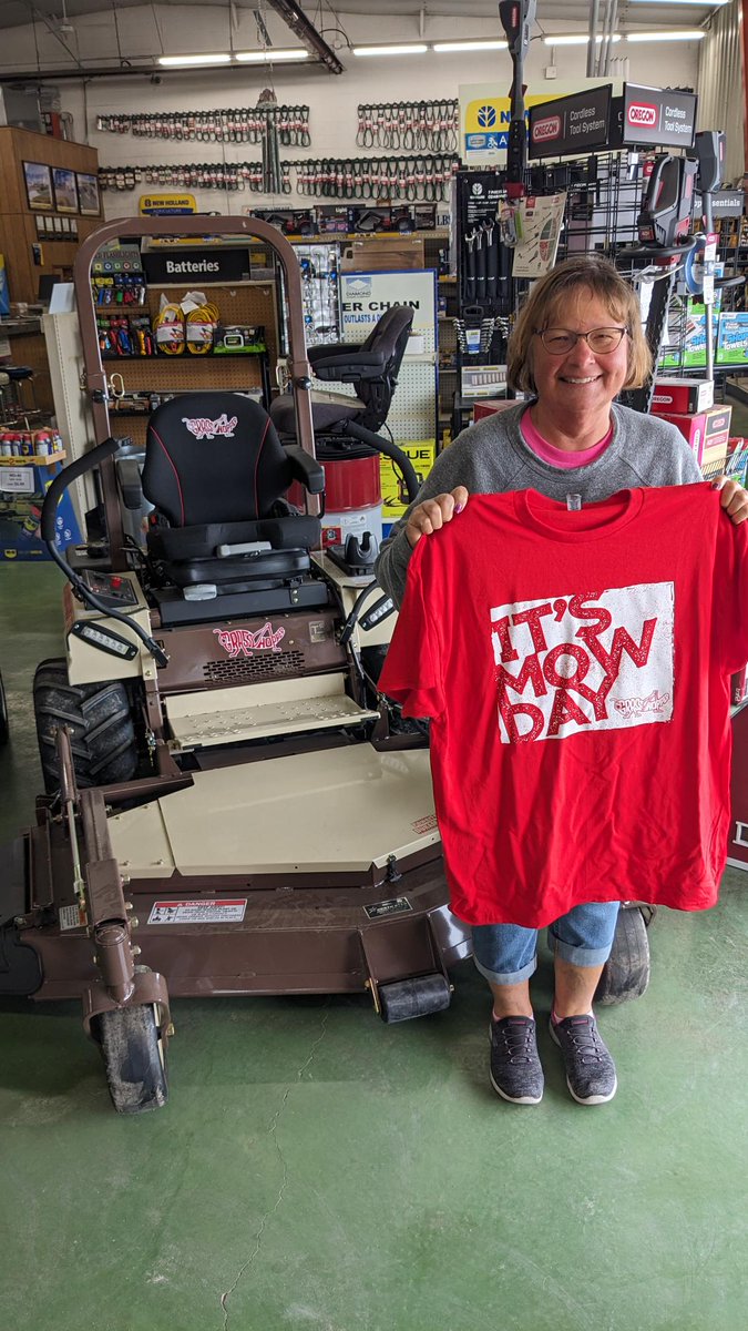 North Star Hardware (@northstarhdwe) on Twitter photo Thank you to the Stewarts for their purchase of a 727 EFI <a href="/GrasshopperMowr/">Grasshopper Mowers</a>! We hope you will put the mower (and shirt) to good use.
If you are interested or want to learn more about Grasshopper Mowers, be sure to give us a call at 419-336-7361. Thank you to the Stewarts for their purchase of a 727 EFI <a href="/GrasshopperMowr/">Grasshopper Mowers</a>! We hope you will put the mower (and shirt) to good use.
If you are interested or want to learn more about Grasshopper Mowers, be sure to give us a call at 419-336-7361.