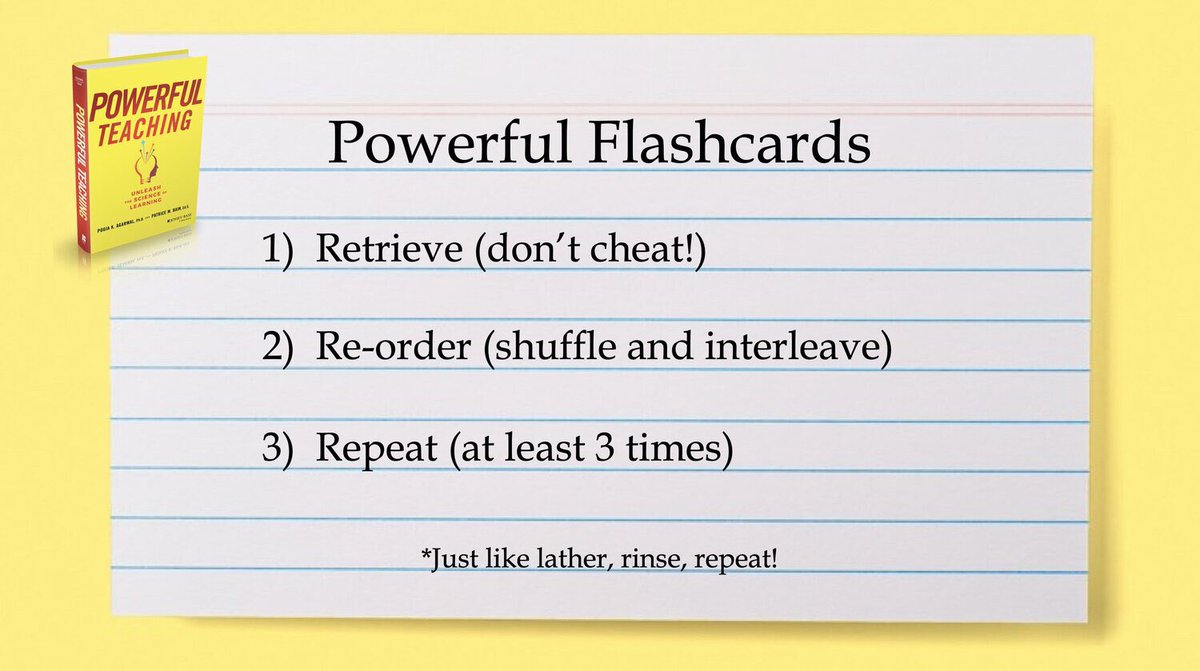 The role of flashcards 👇#powerfulteaching