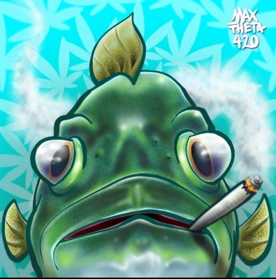 Finally Scored This  Awesome  420 Fish NFT Done By <a href="/max_theta/">Smoked Fish</a>  Thanks  <a href="/Ihavean52319492/">Ihaveaname</a>  Mad Respect