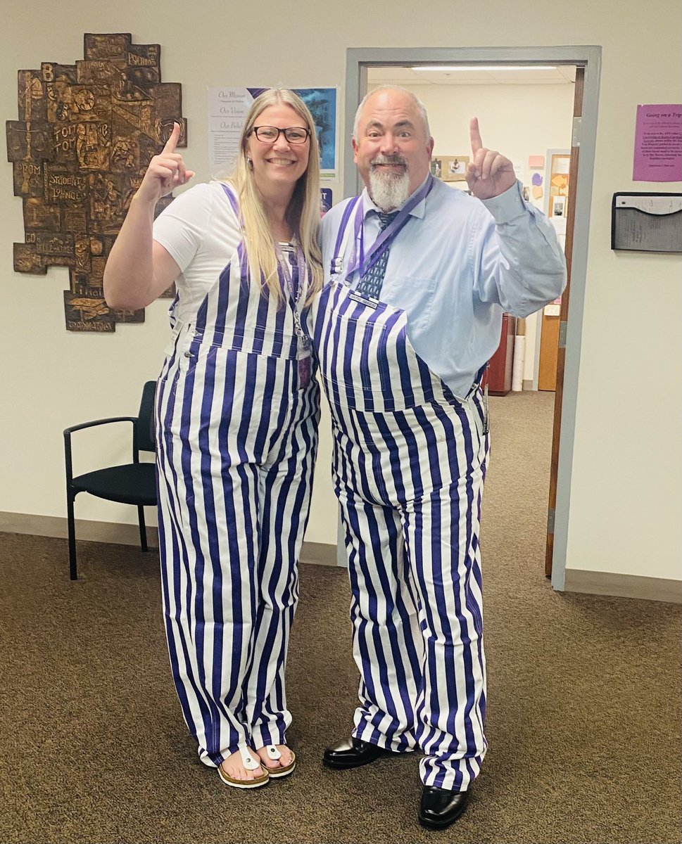 BEastAthletics_'s tweet photo. Are you a LEADER of Bellevue East? Do you have MASSIVE school spirit? See Mrs. Osegueda and you could be chosen to wear the coveted, traditional and  cherished overalls! https://t.co/4SM2ATTNhE