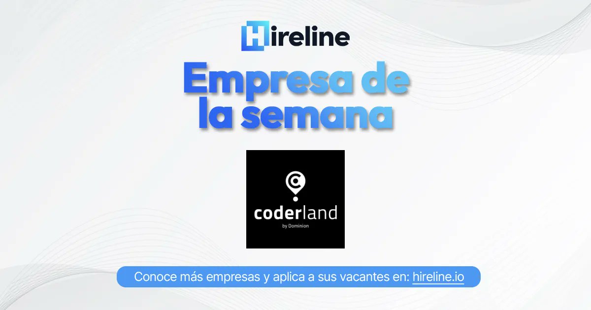 hirelineio's tweet image. 🚀 Te presentamos la empresa de la semana: Coderland by Dominion. 👉 Conoce más sobre #Coderland by Dominion y sus vacantes aquí: bit.ly/3stsxoB

💙 COMPARTE

#Hireline #EmpleosTI