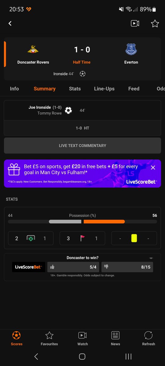 DONK7289's tweet photo. Even Ragnors boy is scoring against us now. Joke of a performance  #vikings #Everton #CarabaoCup @Everton https://t.co/jImPwOsJun