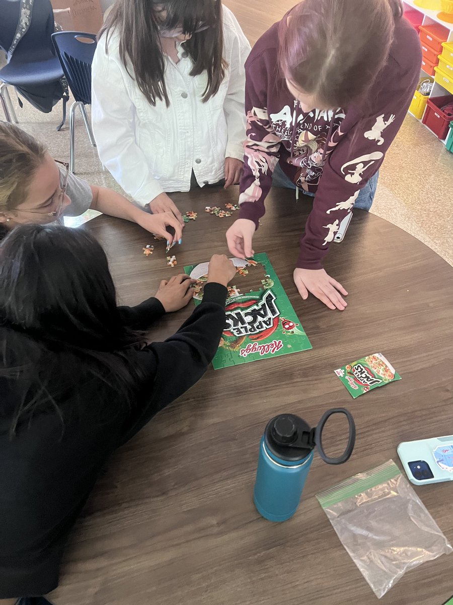 Jessica Orrostieta (@mrs_orrostieta) on Twitter photo Our newest innovative thinkers working together on the 100 piece puzzle challenge! #teamwork #buildingrelationships <a href="/NISDGTAA/">NISD GT & AA</a> <a href="/EarlRudderMS/">Rudder Middle School</a> Our newest innovative thinkers working together on the 100 piece puzzle challenge! #teamwork #buildingrelationships <a href="/NISDGTAA/">NISD GT & AA</a> <a href="/EarlRudderMS/">Rudder Middle School</a>