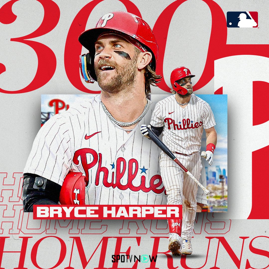 SPOTVNOW_JP's tweet image. #ハーパー 通算300号HR🎉

アマ時代から球界を騒がせ19歳でMLBデビュー
その後も新人王にMVP2回と順調なキャリアを重ねているスーパースター

昨年11月にTJ手術を受けるも、今年5月にわずか160日で&quot;史上最速&quot;復帰
見事な復活を果たし、30歳で早くも大台に到達🎊

#RingTheBell #SPOTVNOWで毎日MLB