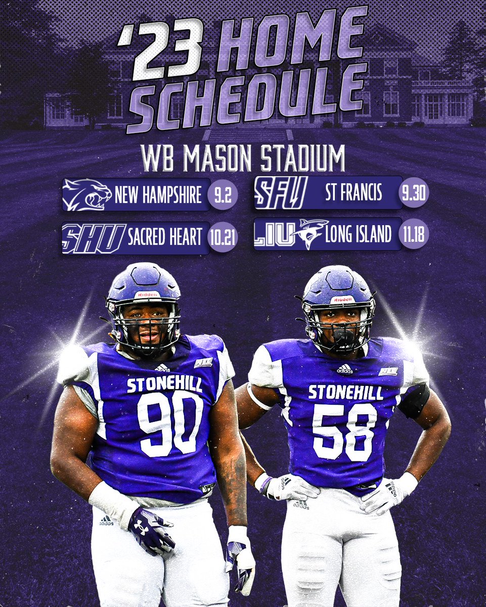 Want to experience GAMEDAY in #ShovelTown? Recruits can register here for our Gameday Visit Progams:

🔗stonehillskyhawks.com/sports/fball/g…

#DIG