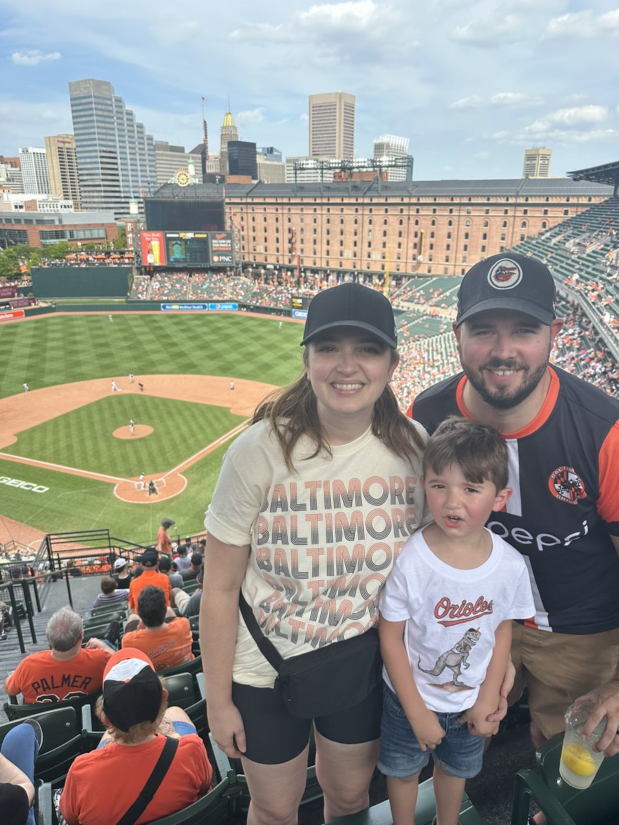 Well we can say we were there for the worst Orioles performance of the season 😅 a beautiful day in Birdland nonetheless! <a href="/Orioles/">Baltimore Orioles</a> #orioles #letsgoOs