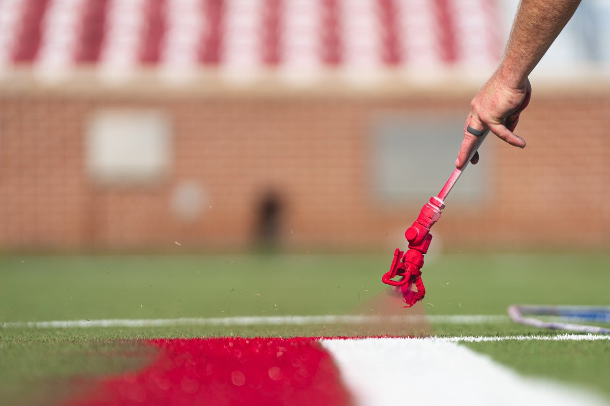 OU_Football's tweet photo. It’s almost that time… 🔴⚪️

#OUDNA | #PackThePalace https://t.co/VJ5MS4C6oE