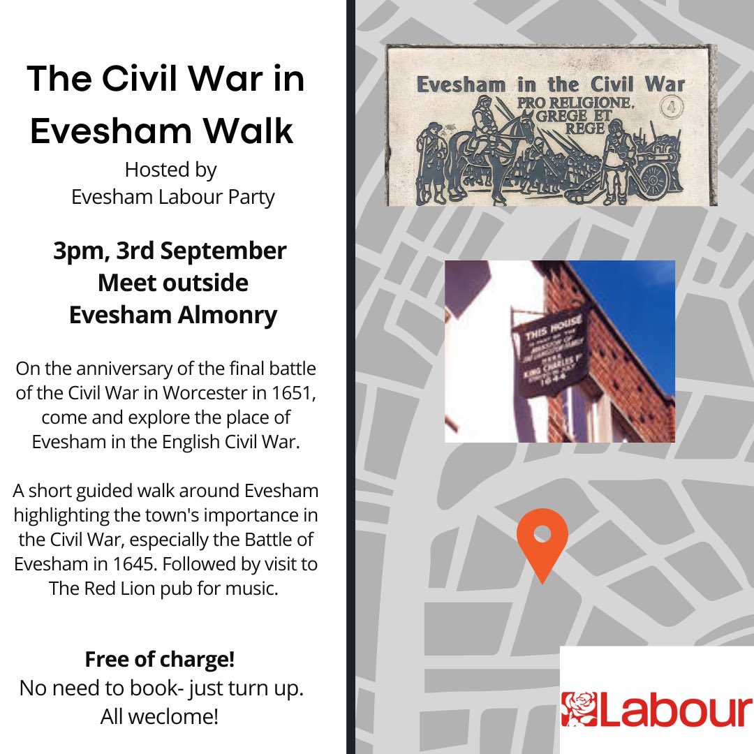 <a href="/MuseumCromwell/">The Cromwell Museum</a> <a href="/17thCenturyLady/">Andrea Zuvich</a> <a href="/jdmccafferty/">John McCafferty</a> <a href="/Cromwellorg/">Cromwell Association</a> <a href="/TowerOfLondon/">The Tower of London</a> @EnglishCivilWar @DrRJWarren <a href="/_paullay/">Paul Lay</a> <a href="/HistParl/">History Of Parliament</a> <a href="/1642Author/">Mark Turnbull Author</a> <a href="/BoWSociety/">The Battle of Worcester Society</a> A key figure in the Battle of Evesham which we will be exploring this weekend!