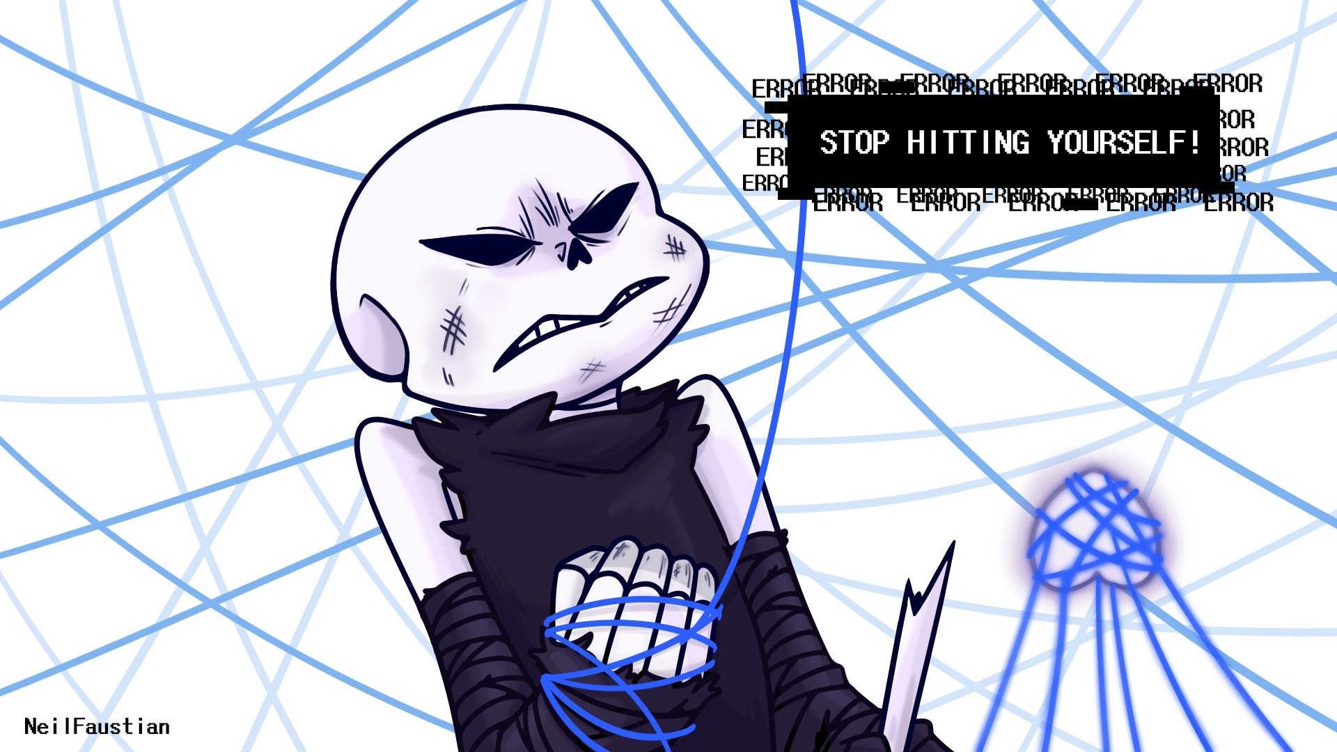 Fan Art - Cross / Xtale Sans by YenriStar -- Fur Affinity [dot] net