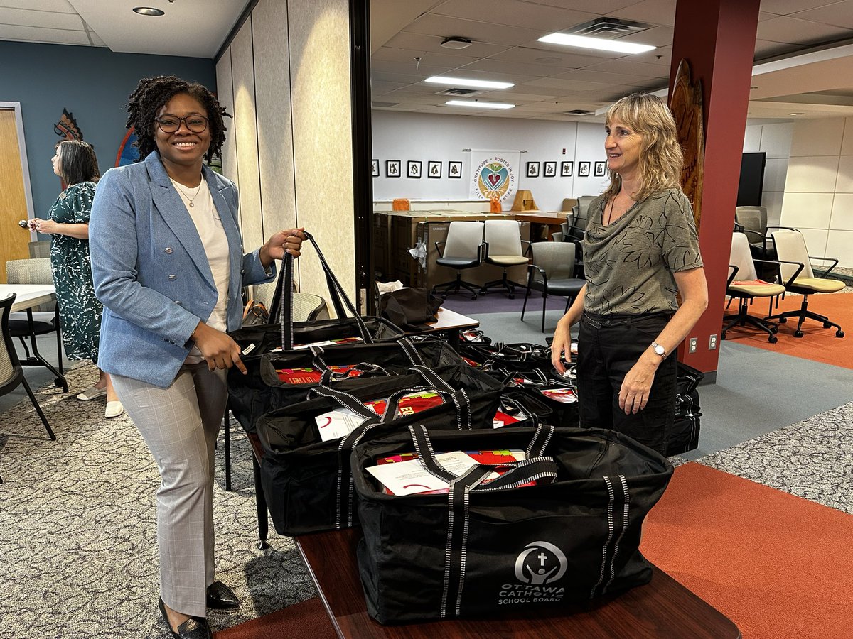 slackt's tweet image. We are thrilled to welcome over 100 new teachers to the #ocsbFamily! The excitement in the room this morning was contagious. We look forward to learning with you and supporting our #ocsb students. #ocsbBeCommunity #ocsbNTIP