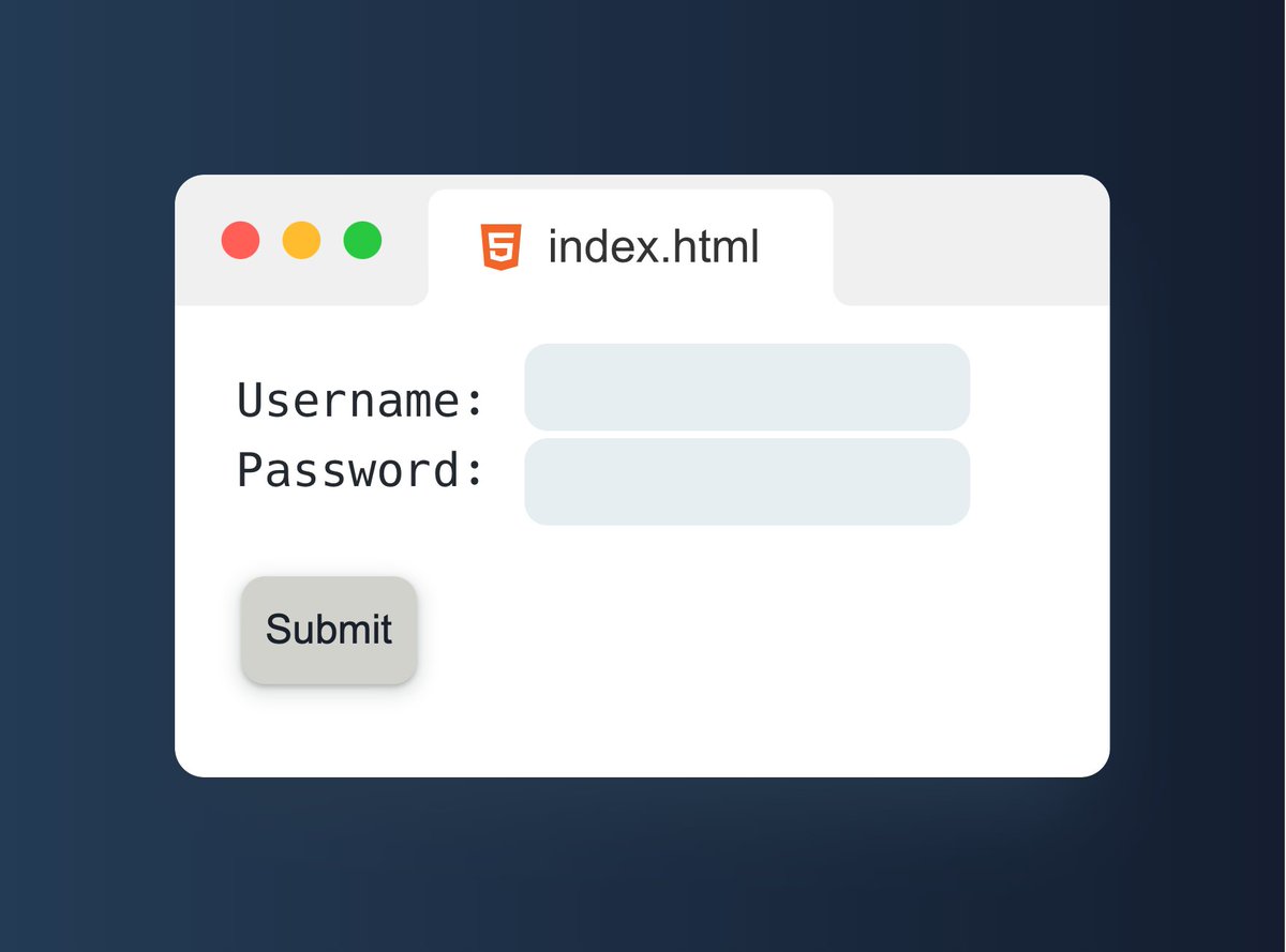 thcodes_'s tweet image. 📋Forms are crucial for user input! Create a simple login form. It&apos;s a good practice to use labels for your inputs. The &apos;for&apos; attribute in the label is used to associate it with the corresponding input element using its &apos;id&apos;. #Forms #UserInput 📲