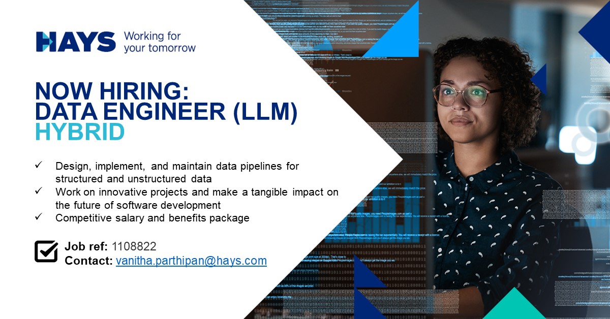 Hays Recruitment Canada on X: &ldquo;🚨 Great opportunity for a Data 