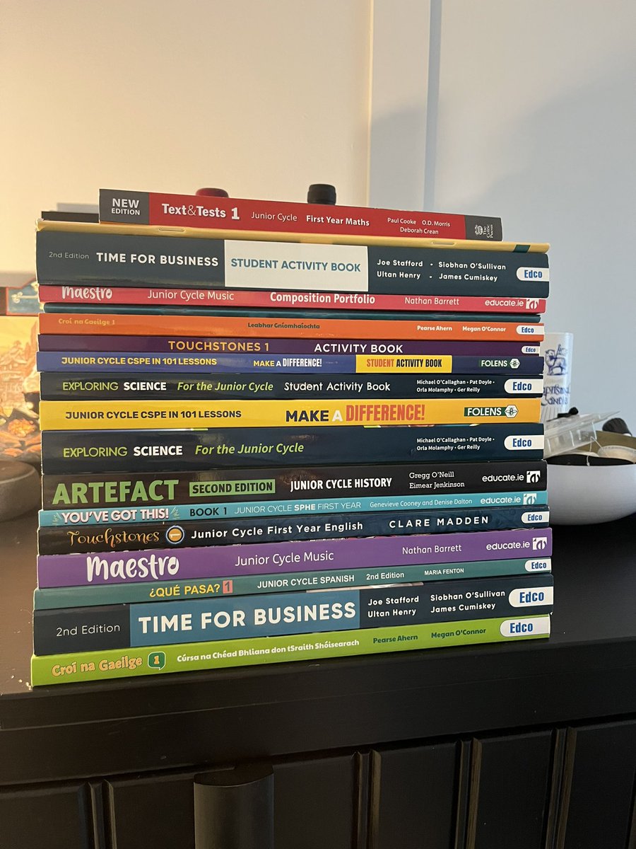 Kelly Harvey (@kelsinco1) on Twitter photo A hell of a lot of books for an iPad School.. €350 on books alone, on top of nearly €600 on an iPad. <a href="/jenhoganjourno/">Jen Hogan⚡</a> I think you may have touched on this before, it is absolutely outrageous. How are people meant to fund this! A hell of a lot of books for an iPad School.. €350 on books alone, on top of nearly €600 on an iPad. <a href="/jenhoganjourno/">Jen Hogan⚡</a> I think you may have touched on this before, it is absolutely outrageous. How are people meant to fund this!