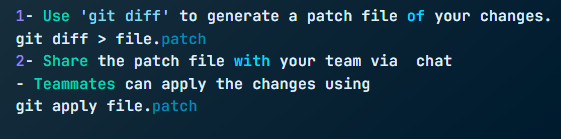 Today i learn :
How to share local changes without git push?
usescases:
Code Reviews,Collaborating with Teammates.....
#Git #Github