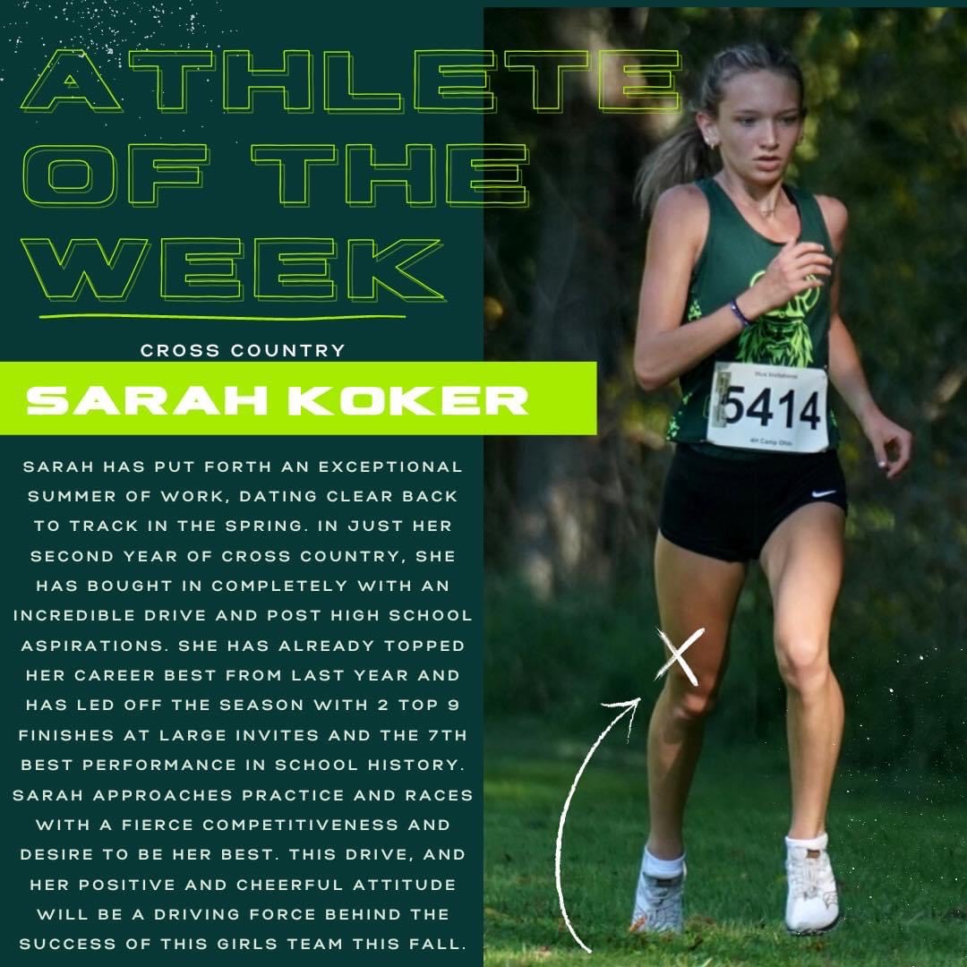 ✨Athlete of the Week Spotlight!✨

It's time to celebrate the extraordinary dedication and achievements in sports. Let's give a round of applause 👏 to our Northridge Athletic Boosters Athlete of the Week, Sarah Koker!🎉

📣 CONGRATS Sarah! 

#NRVikings