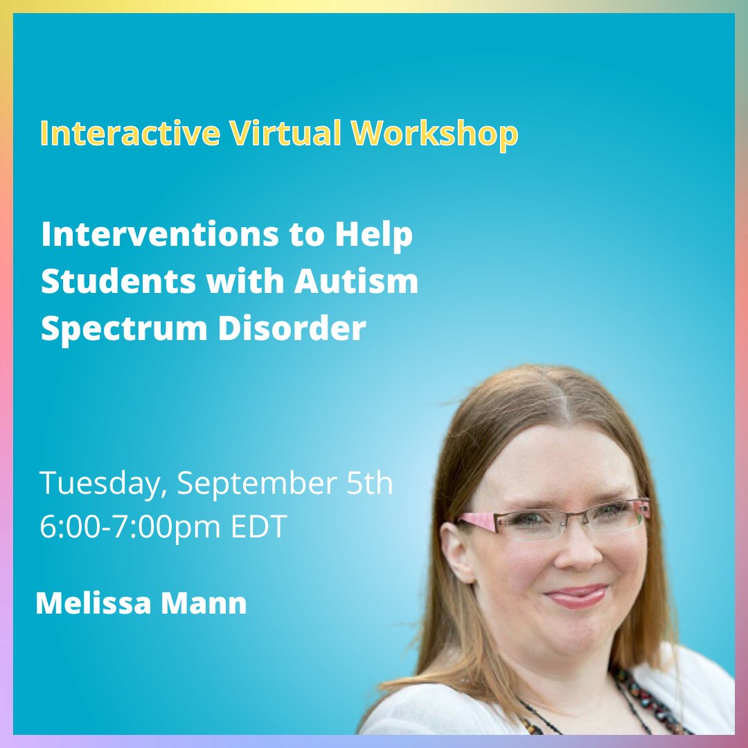 SimpleK12's tweet image. Mark your calendars for Tuesday, September 5th! 🎉 Join @mnmann as she guides you through evidence-based techniques that will enable you to create a supportive and nurturing learning environment. #sk12training #spedchat #inclusion
Register below! ⬇️
hubs.ly/Q020KDyY0