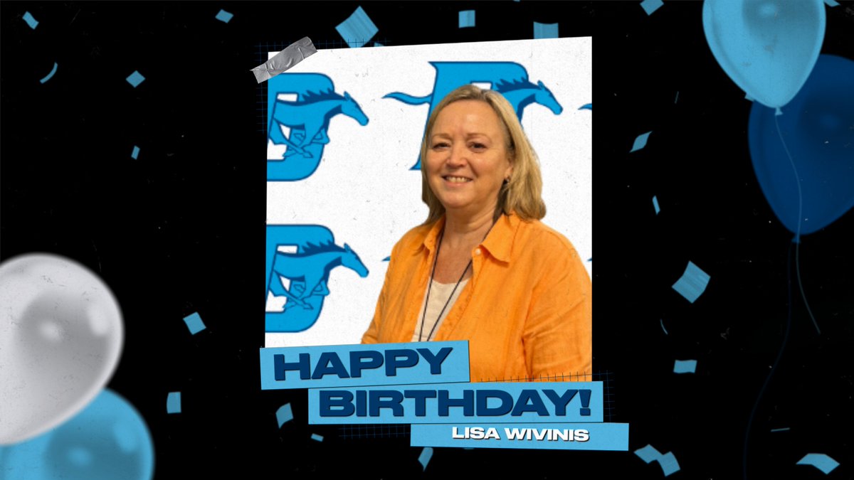 DGSSports's tweet image. Happy Birthday, Athletic Administrative Assistant 
Mrs. Lisa Wivinis! 
#dgspride #youbelonghere #southsidestrong