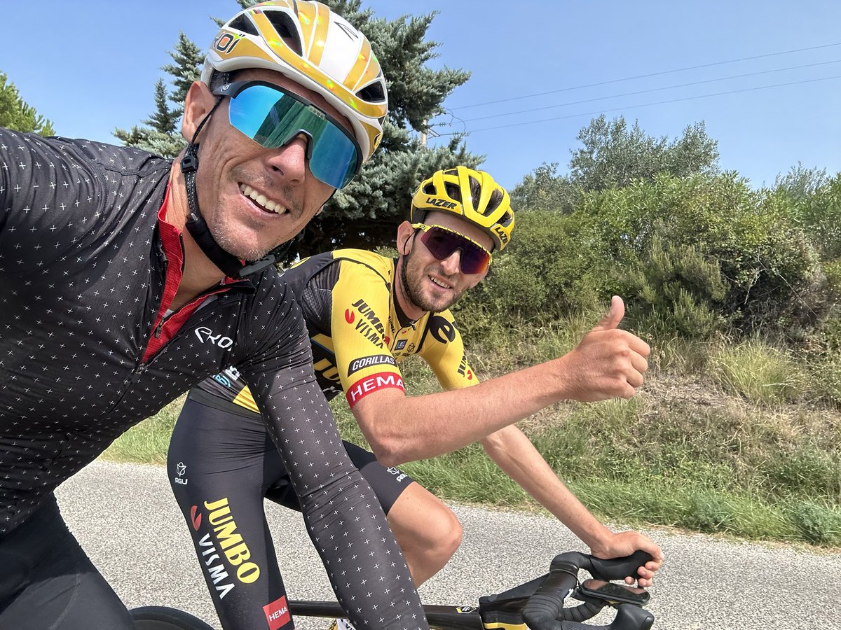 PhilippeGilbert's tweet image. Belle sortie avec @TiesjBenoot aujourd’hui, endurance pour parfaire @GrandPrixPlouay . Moi ça sera en résumé à la tv le soir 👍. @iamspecialized #ekoi #dieulefit 
Retrouvez la sortie strava.com/activities/974…