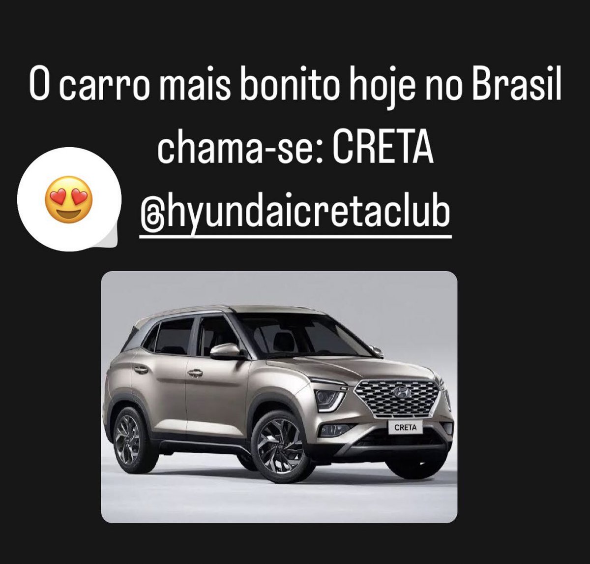 Marcos Peixoto (@peixoto47) on Twitter photo Disparado! O mais bonito do Brasil! CRETA da <a href="/Hyundai_Global/">Hyundai Worldwide</a> <a href="/Hyundai/">Hyundai USA</a> @HyundaiBrasiI Disparado! O mais bonito do Brasil! CRETA da <a href="/Hyundai_Global/">Hyundai Worldwide</a> <a href="/Hyundai/">Hyundai USA</a> @HyundaiBrasiI