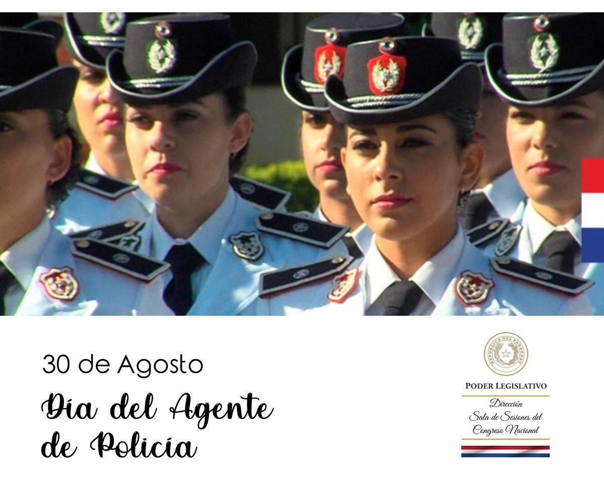 Nuestro mayor reconocimiento a aquellos quienes tienen la importante misión de velar por la seguridad ciudadana día a día, hombres y mujeres que juraron dar la vida si fuere necesario por el Orden y la Patria, a todos ellos un muy feliz día!! 🇵🇾👮🏻