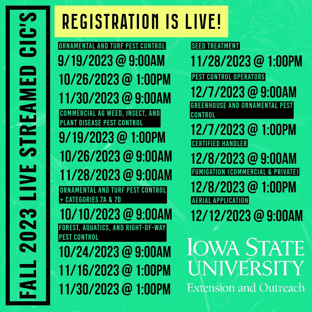 ISU Pesticide Safety Education Program tweet media
