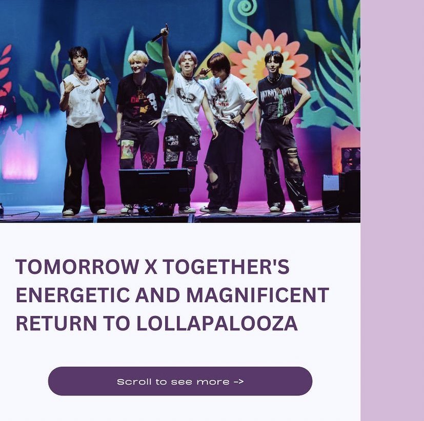 Tomorrow X Together's energetic and magnificent return to Lollapalooza