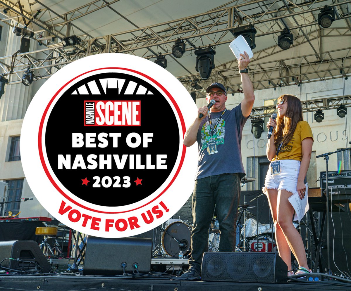 If you like free live music, you'll vote for us in <a href="/NashvilleScene/">Nashville Scene</a>'s #BON2023! Vote for us as the Best Concert Series + Best Free Fun to support LOTG. While you're at it, might as well vote for <a href="/Lightning100/">Lightning 100</a> as the best radio station! Voting ends tomorrow: nashvillescene.com/bon2023/#//