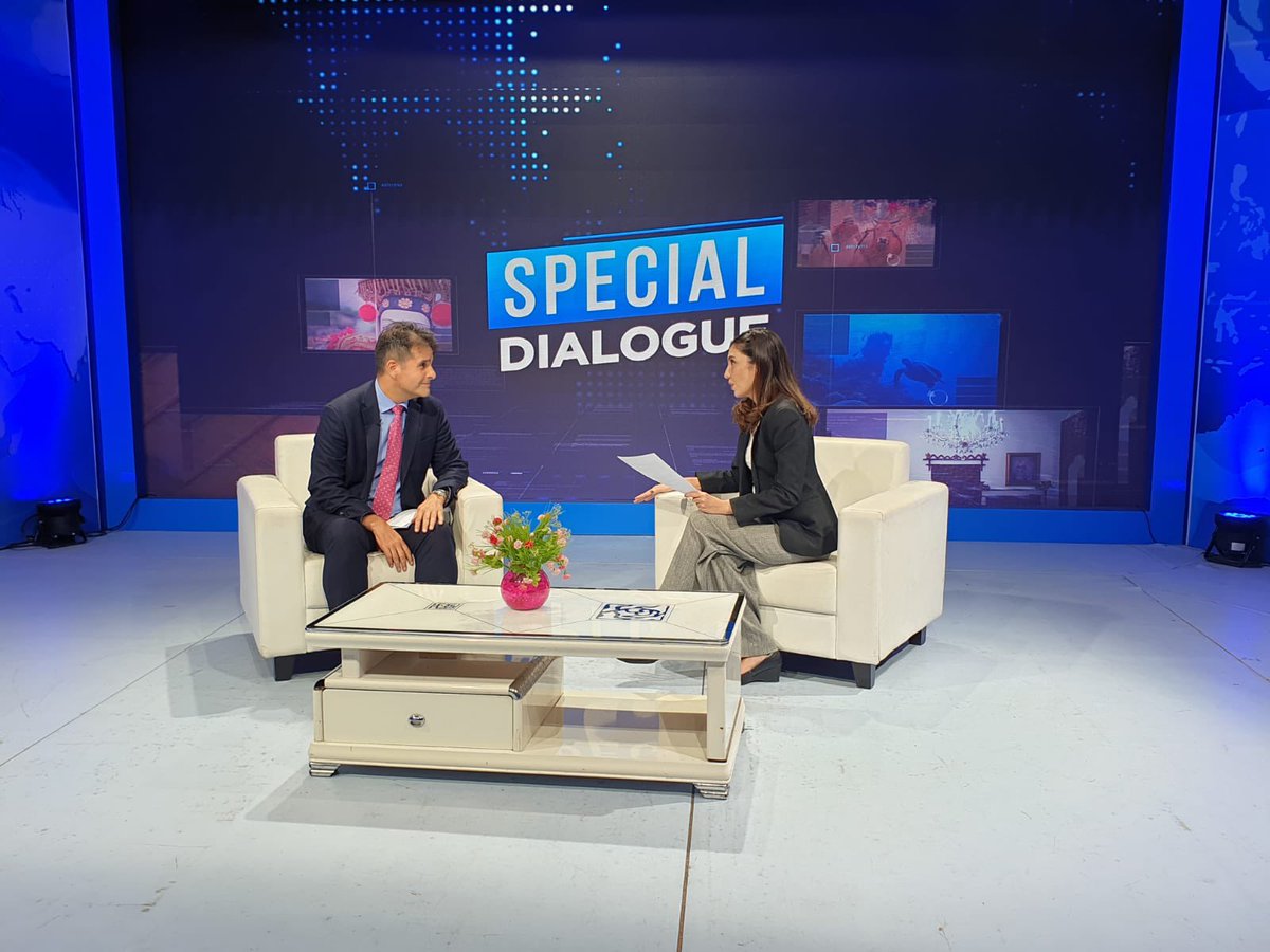 FernandoGSaiffe's tweet photo. Durante mi visita a Yakarta, concedí una entrevista a la televisora estatal TVRI. Hablamos sobre el excelente estado que guardan los vínculos México-Indonesia, el creciente intercambio económico entre ambos países y nuestra agenda compartida en el ámbito multilateral https://t.co/0yYySVluO4