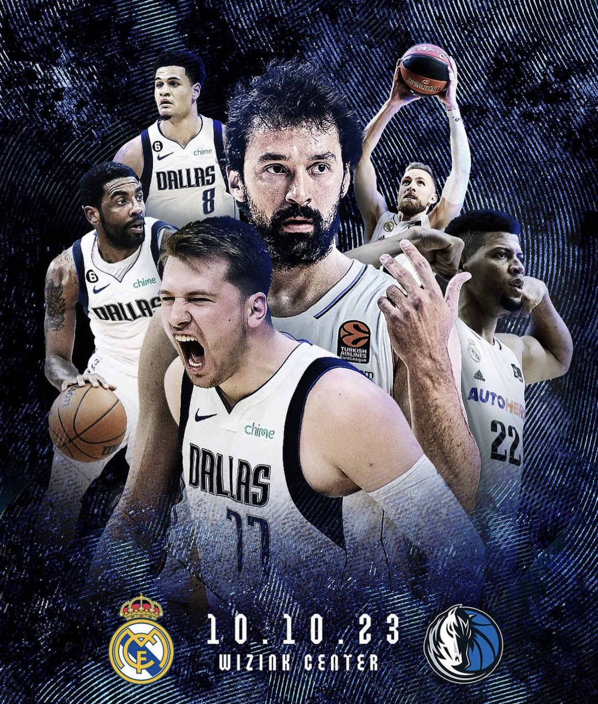 Madrid Zone on X Real Madrid vs Dallas Mavericks on 10th October, 2023