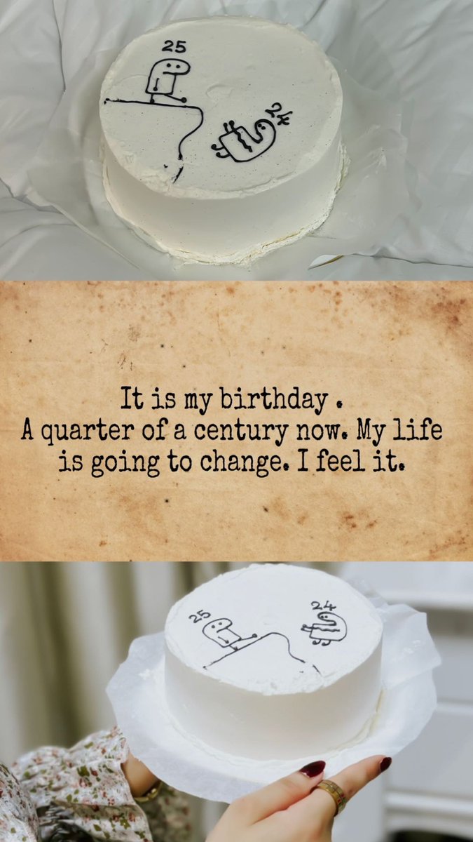 ٣٠- أغسطس ٢٠٢٣🎂🎈
كان عامٌ مليءُ بالركض في السرداب الطويل، عامٌ كنت فيه الرحلة والرحال بين سماء وأرض، وقد قيل أيضاً إنها امرأة لا حد لها لا تستطيع سوى أن تكون غزيرة أينما حلت🤍