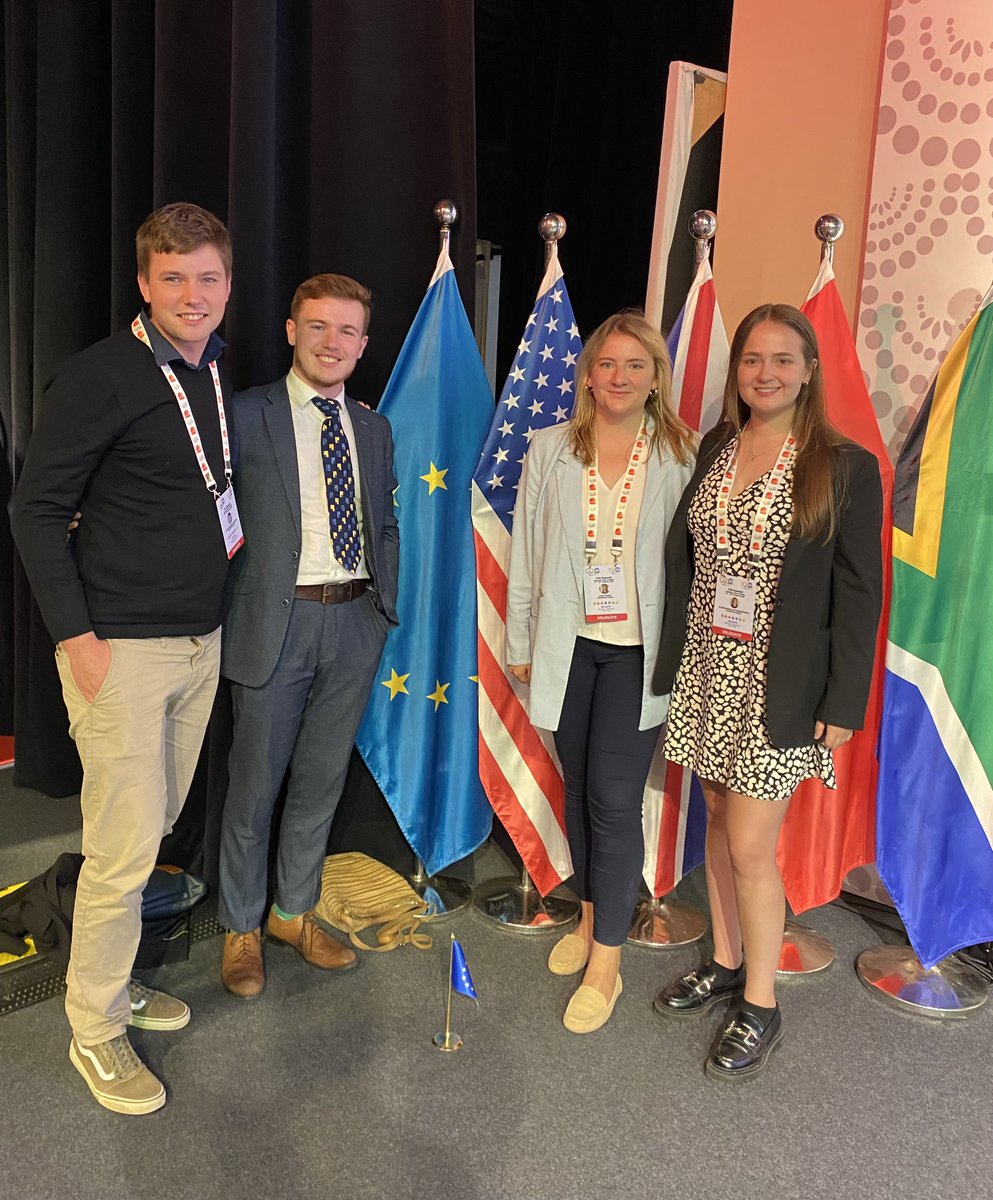 Luisa__Kern's tweet photo. It was a great experience to represent EU youth at the @IndiaY20 summit in Varanasi together with the great @jonas_nitschke @CaillumH @chriss20x &amp; Ola. I was a delegate on the peacebuilding and reconciliation track and look forward to share more on our communiqué 🕊️🇪🇺 https://t.co/yXt9yUFQZJ