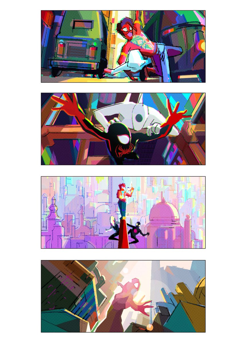 A few more shots I painted for Mumbhattan.
#acrossthespidervers #SpiderVerse