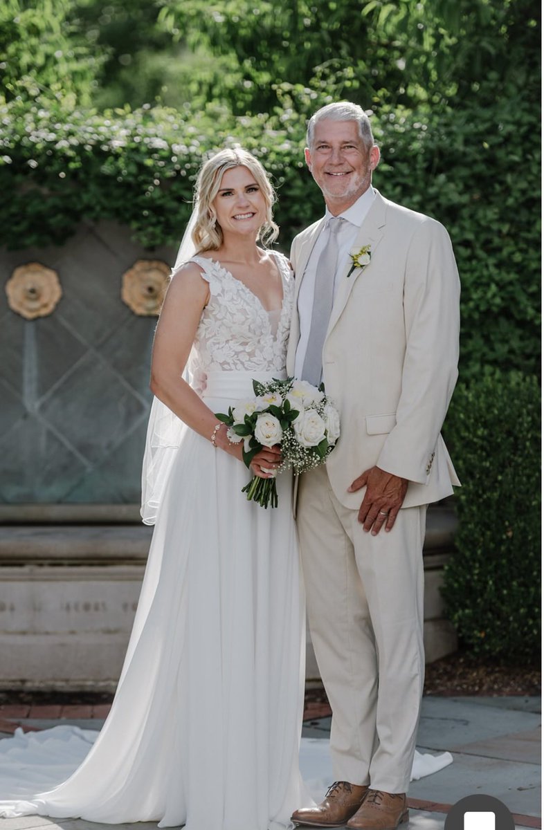 stephen_brown14's tweet photo. My beautiful bride……and Father of a beautiful bride!
Love you both! One of the best days of my life. 143 https://t.co/0IQCy7U3QW