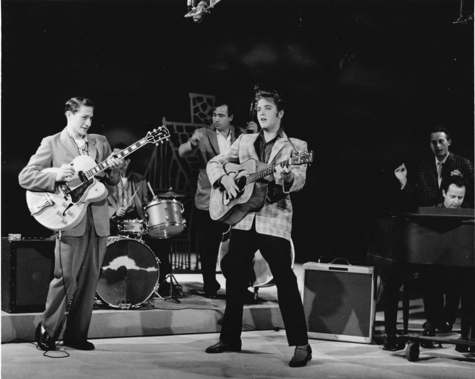 September 9, 1956: Elvis Presley makes his first appearance on The Ed Sullivan Show.