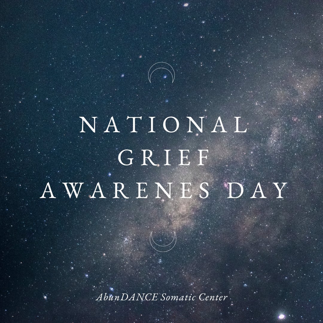 We need to remember that grief is not something we 'get over,' rather we integrate it into our lives. We also need to remember that grief and mourning look different for each person. 

#abundancesomaticcenter #grief #griefawareness #griefawarenessday#nationalgriefawarenessday