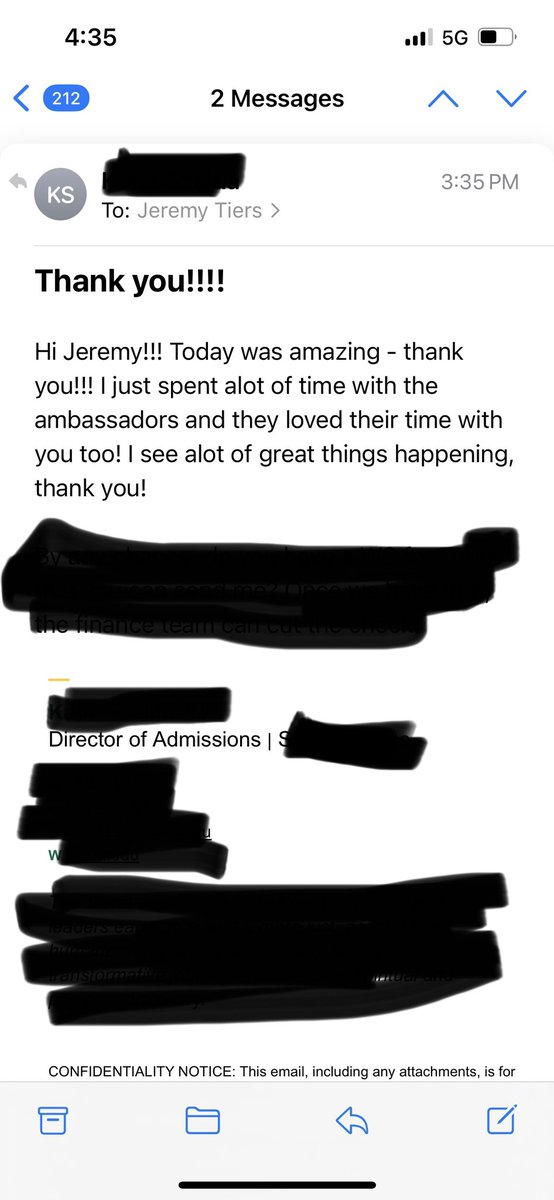 On my way home from leading my 10th workshop this month and got this email when I landed in ATL. Don’t ever underestimate the power of “thank you.” ⛽️⛽️ #EMChat #hemktg #hesm