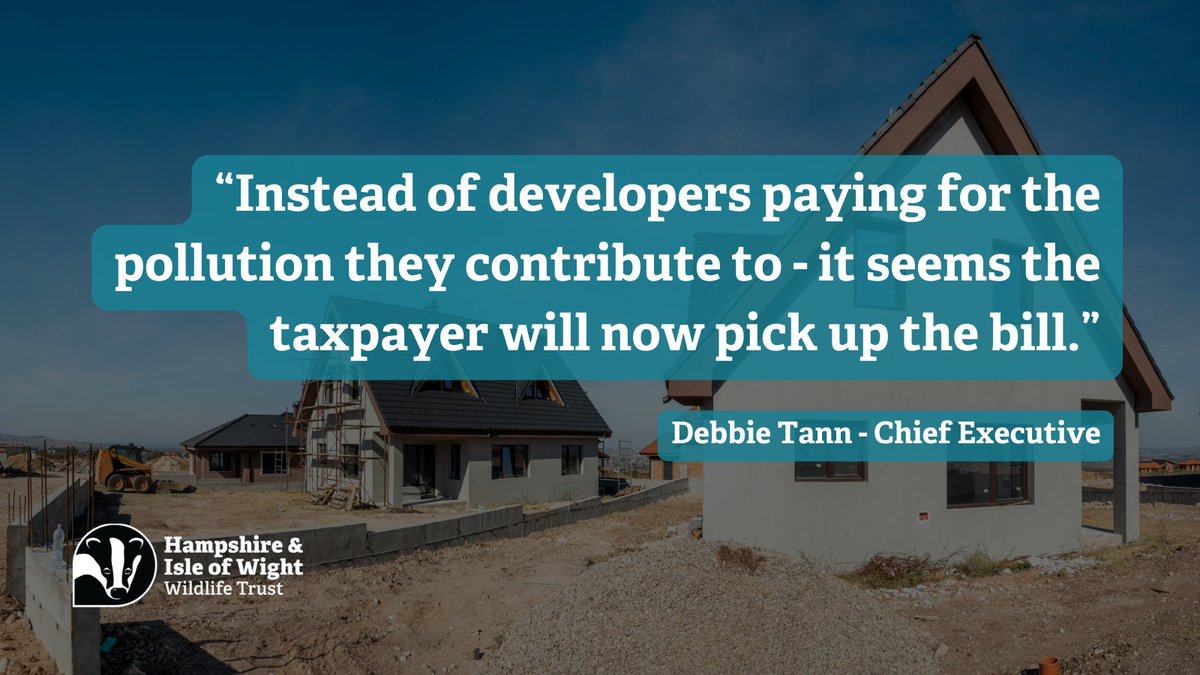 HantsIWWildlife's tweet image. Nutrient Neutrality rules don't stop house building - in the Solent they've been reducing the amount of nitrates entering our rivers and seas, while helping people, communities and nature. They just require developers to pay for the pollution they cause. 
wildlifetrusts.org/news/water-pol…