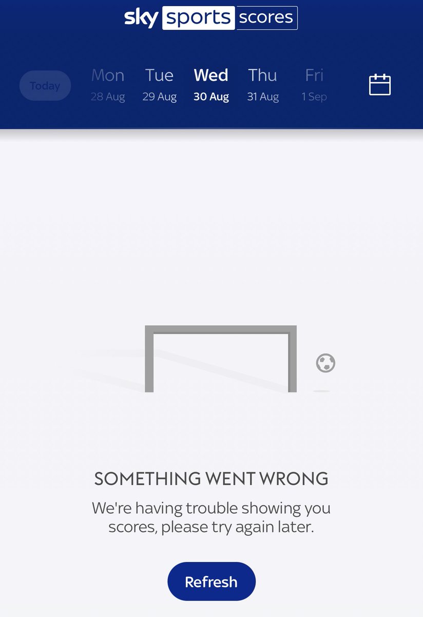Why is this happening on the Sky Sports Scores app every day these days?  <a href="/SkySportsNews/">Sky Sports News</a>