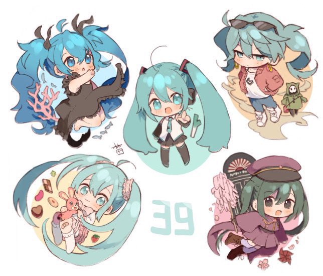 ミクちゃんお誕生日おめでとうございます!!(※再掲) #初音ミク誕生祭2023 #初音ミク生誕祭2023