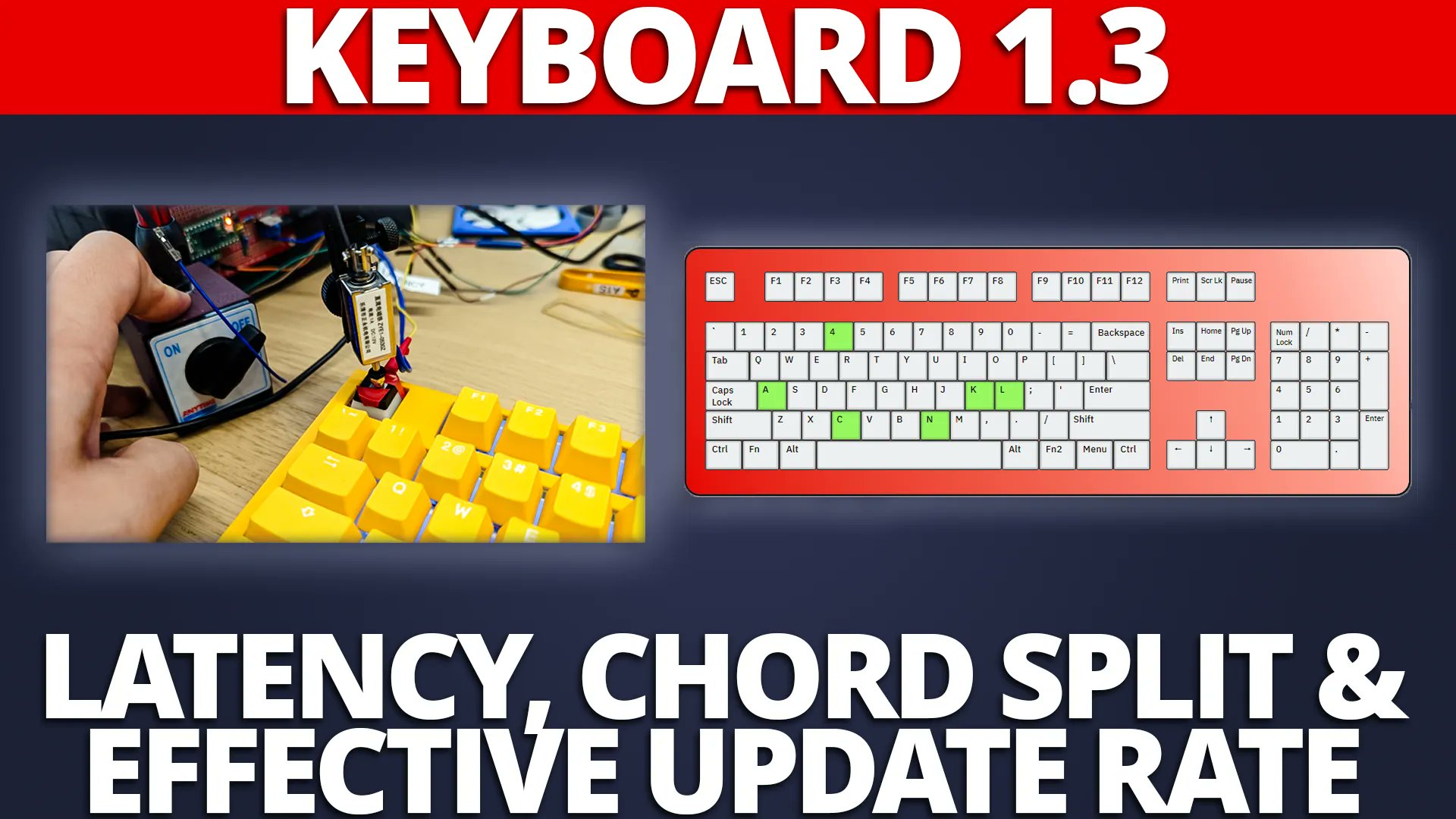 Our Keyboard Typing Experience Tests: Latency 
