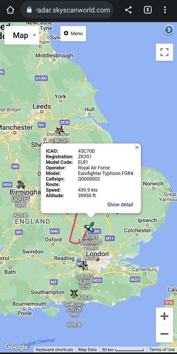 scan_sky's tweet photo. #QRA 🚨 ⚠️
RAF Coningsby 🇬🇧 Typhoons Airborne.
#ZK351 - #Q0000002 https://t.co/5wNhP3b4F7